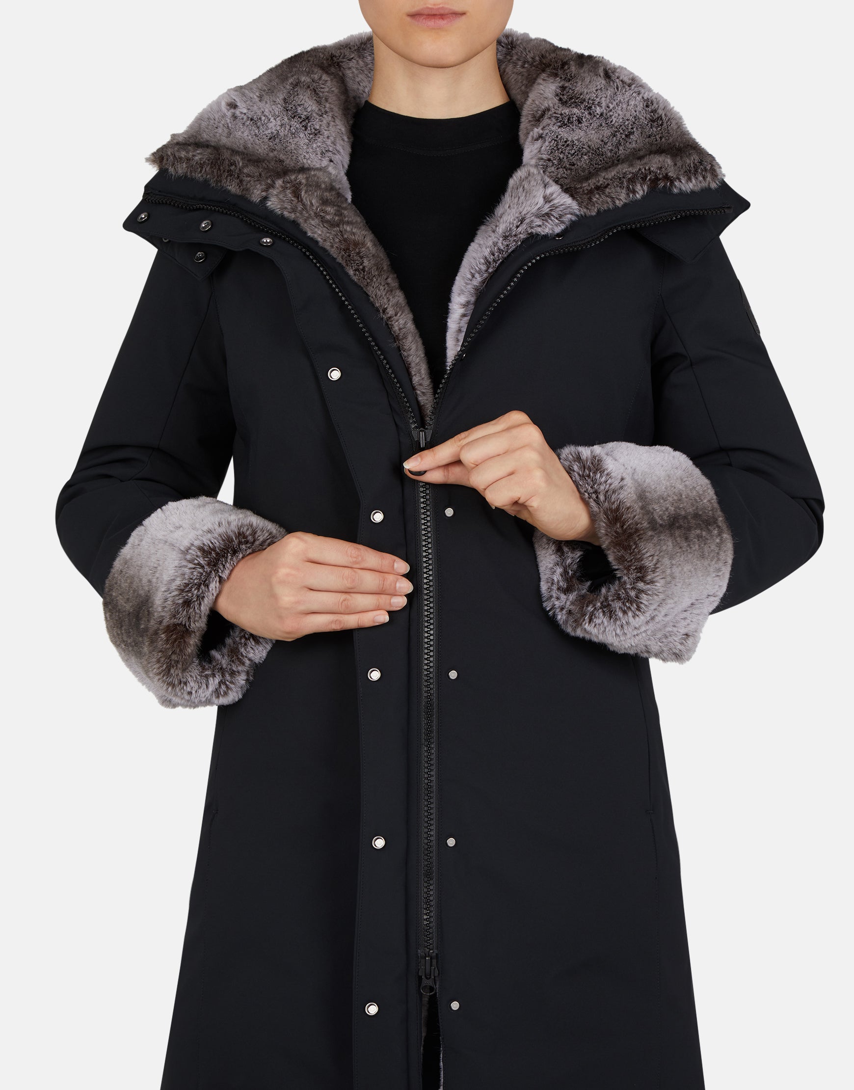 womens fur parka