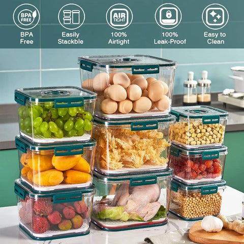 superior food storage container set of 3