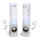 NEW LED Dancing Water Music Fountain Light Computer Speaker / Iphone5S /PC Black - Computer Speakers - Althemax - 6