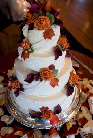 fall wedding cake idea