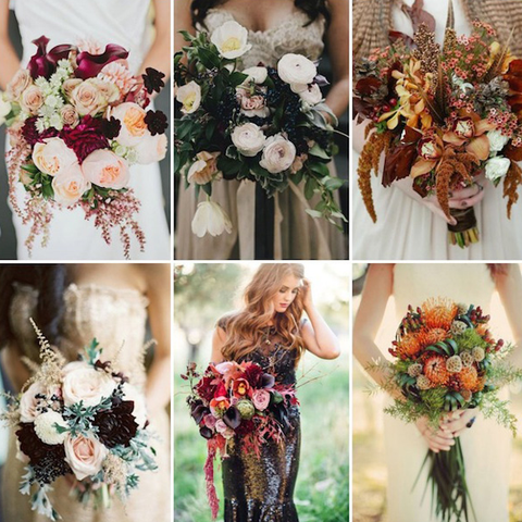 fall wedding bouquets ideas 