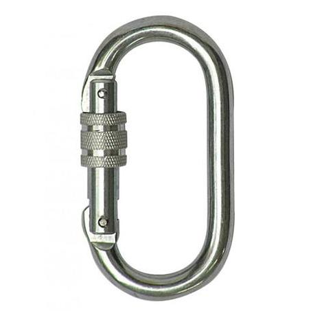 Carabiner Clip Hook Heavy Duty Rock Climbing Aluminum Ring Lock Screw D T1R9