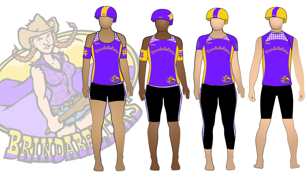 Canberra Roller Derby League Brindabelters 2017 Uniform Collection | Custom Roller Derby Uniforms by Frogmouth