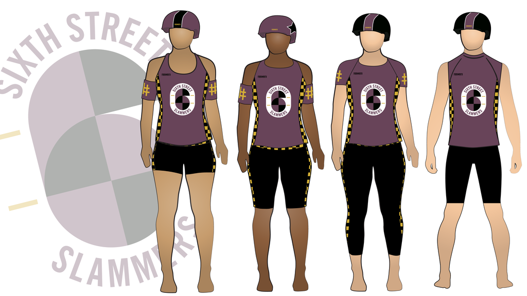 Central Kentucky Junior Roller Derby 2017 Uniform Collection | Customer Roller Derby Uniforms by Frogmouth | Junior Roller Derby Uniforms by Frogmouth