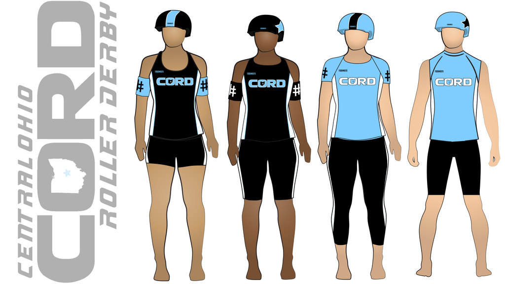 Central Ohio Roller Derby Uniform Collection | Custom Roller Derby Uniforms by Frogmouth