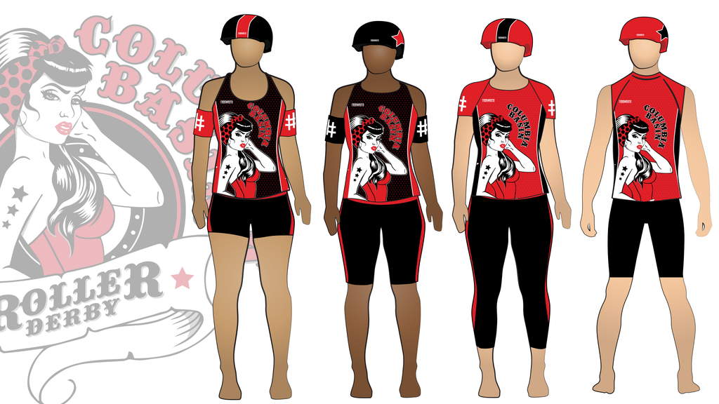 Columbia Basin Roller Derby Uniform Collection | Custom Roller Derby Uniforms by Frogmouth