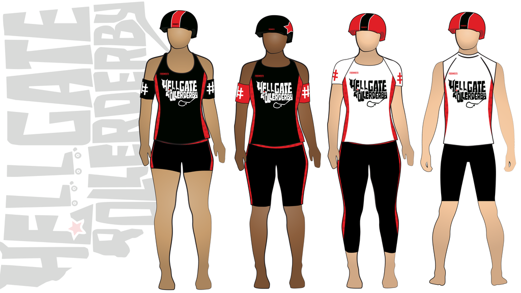 Hellgate Roller Derby Uniform Collection | Custom Roller Derby Uniforms by Frogmouth