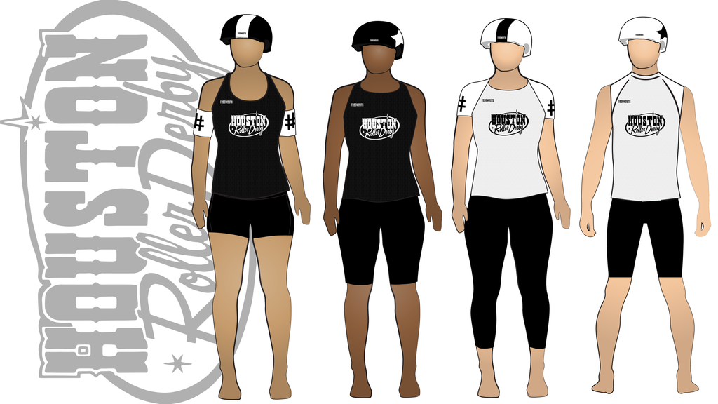 Houston Roller Derby League Collection | Custom Roller Derby Uniforms by Frogmouth