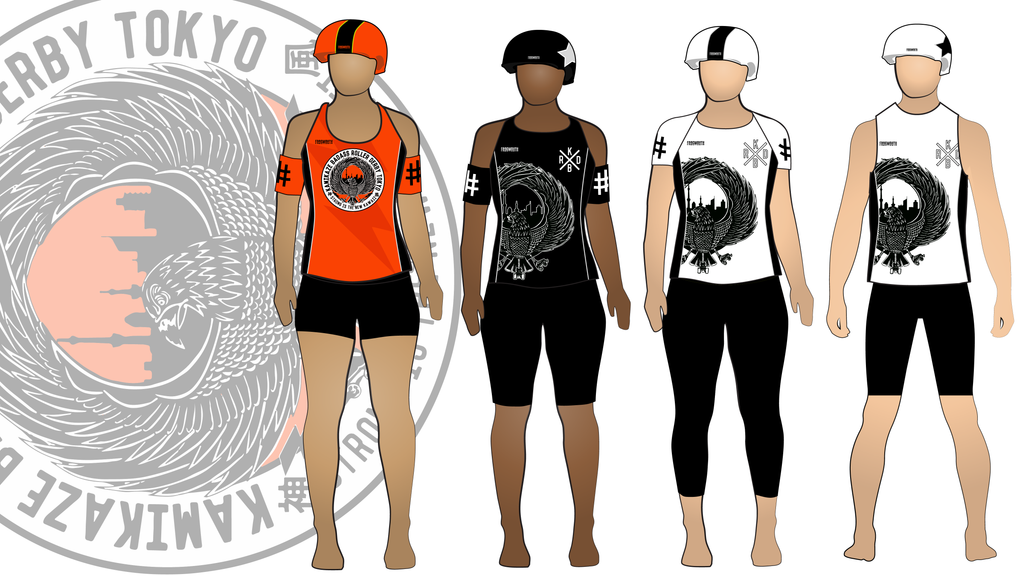 Kamikaze Badass Roller Derby Uniform Collection 