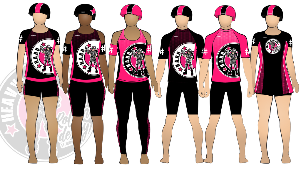 Heavy Arm-Her Roller Derby 2017 Uniform Collection | Custom Roller Derby Uniforms by Frogmouth