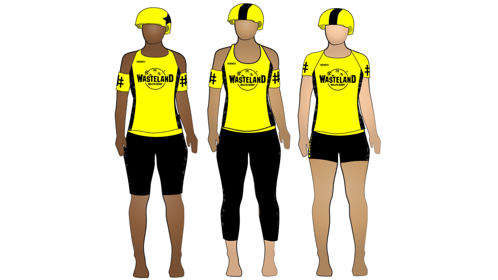 Wasteland Derby Dames 2016 Uniform | Custom Roller Derby Uniforms by Frogmouth