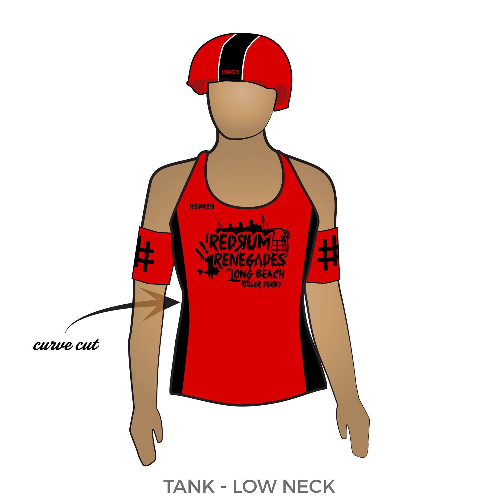 RedRum Renegades of Long Beach: Uniform Jersey (Red) – Frogmouth