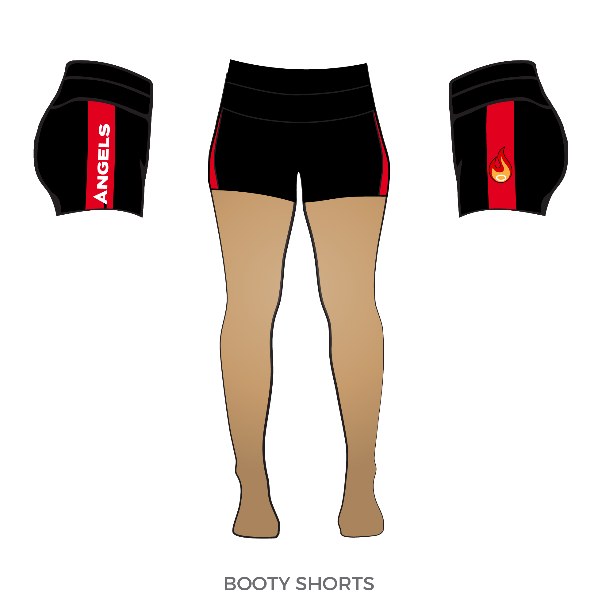 Seattle Derby Brats Evil Angels Uniform Shorts And Pants Frogmouth