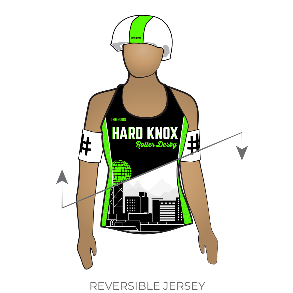 Hard Knox Roller Derby: Reversible Uniform Jersey (WhiteR/BlackR ...