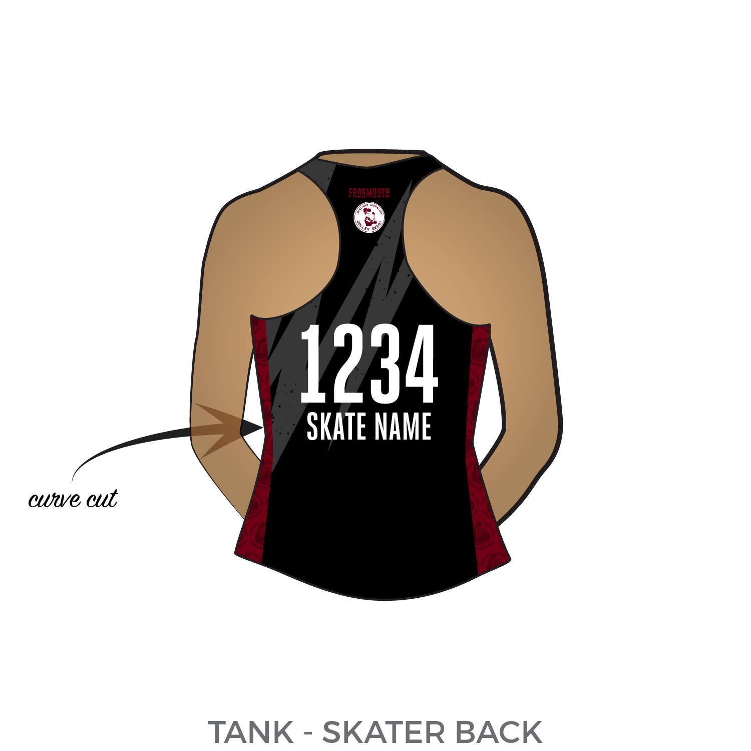 Lockeford Roller Derby Liberators: Uniform Jersey (Black) – Frogmouth