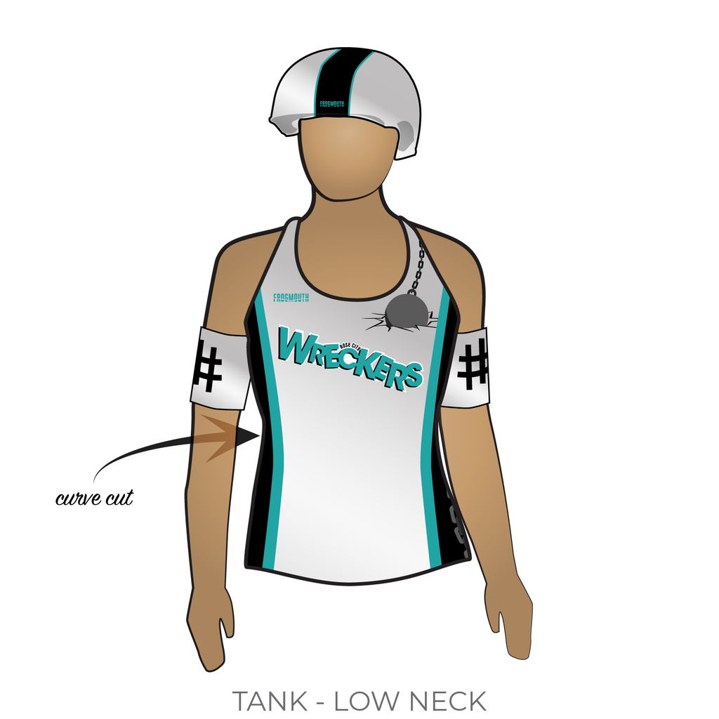 Rose City Rollers Wreckers: Uniform Jersey (Gray) – Frogmouth