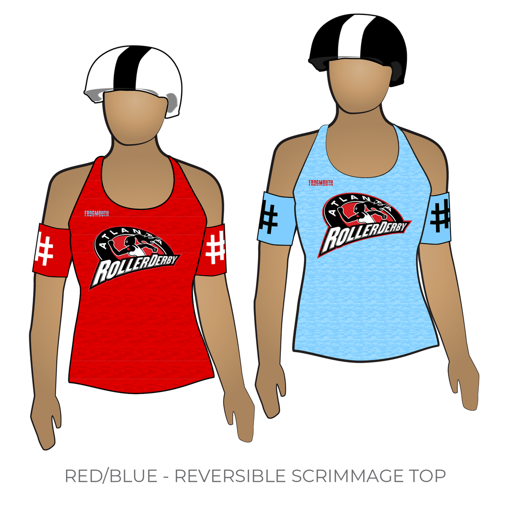 Atlanta Roller Derby: Reversible Logo Scrimmage Jersey (BlueR/RedR ...