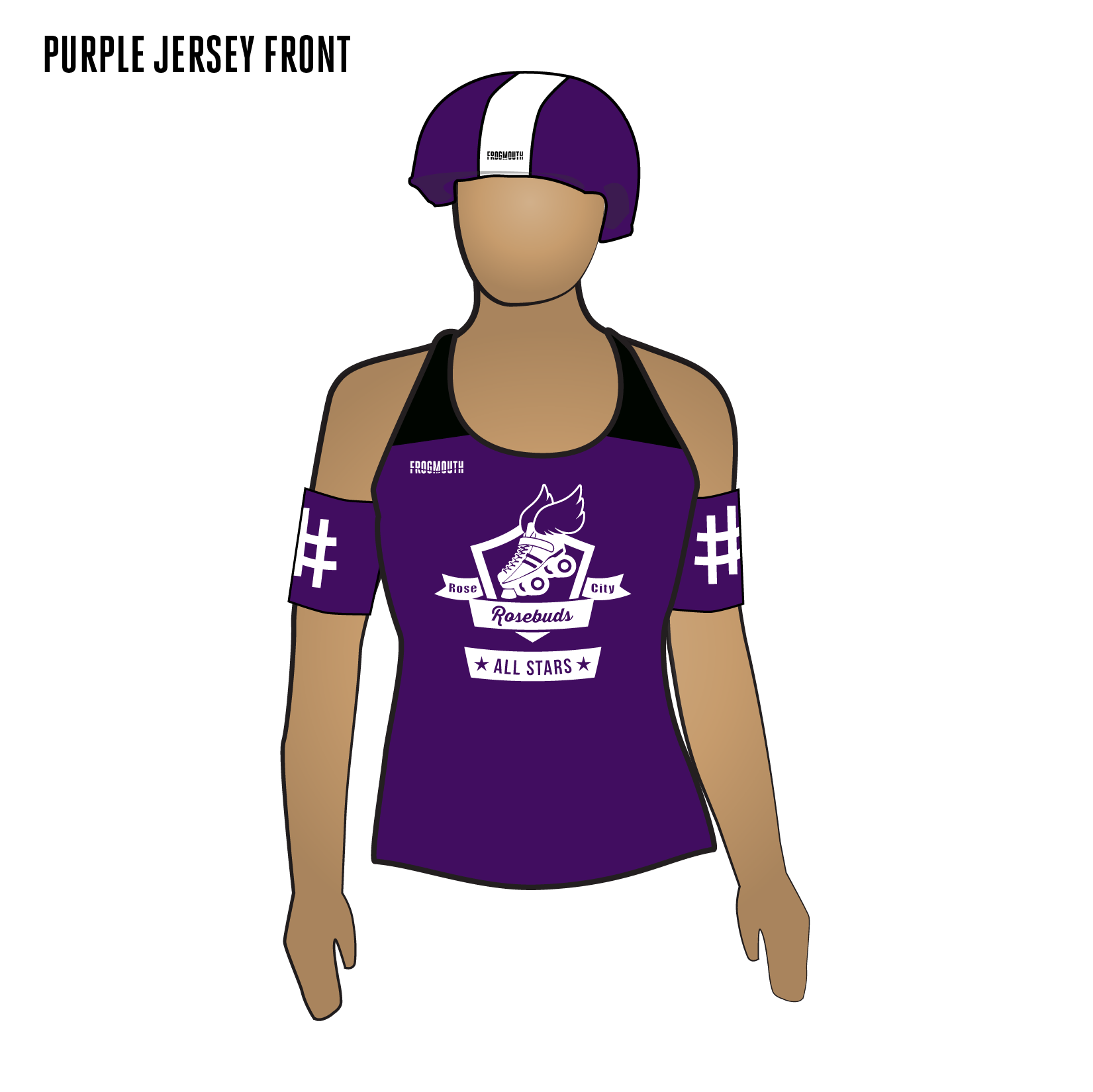 Rose City Rosebuds: Uniform Jersey (Purple) – Frogmouth