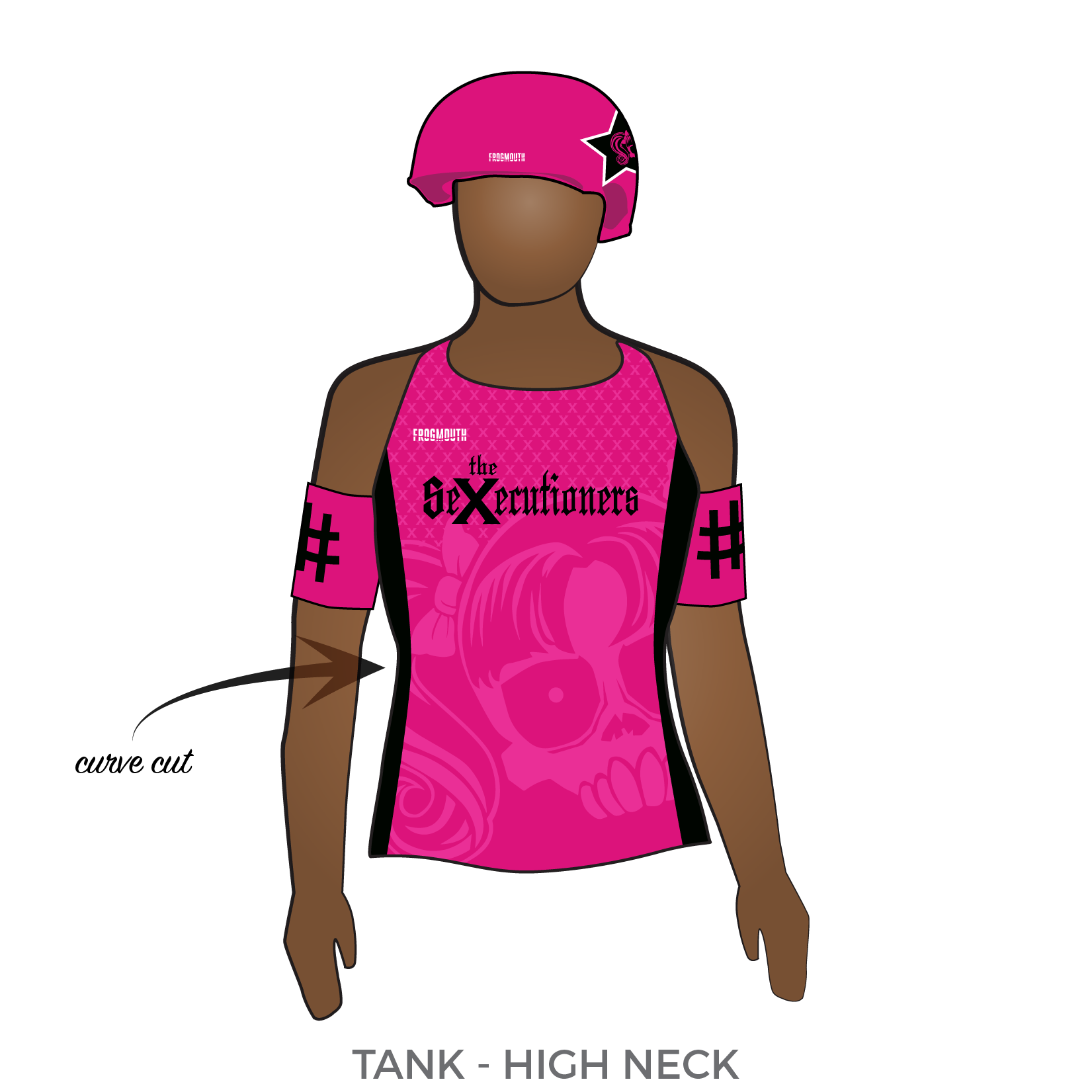 Sun City Rollergirls SeXecutioners: Uniform Jersey (Pink) – Frogmouth