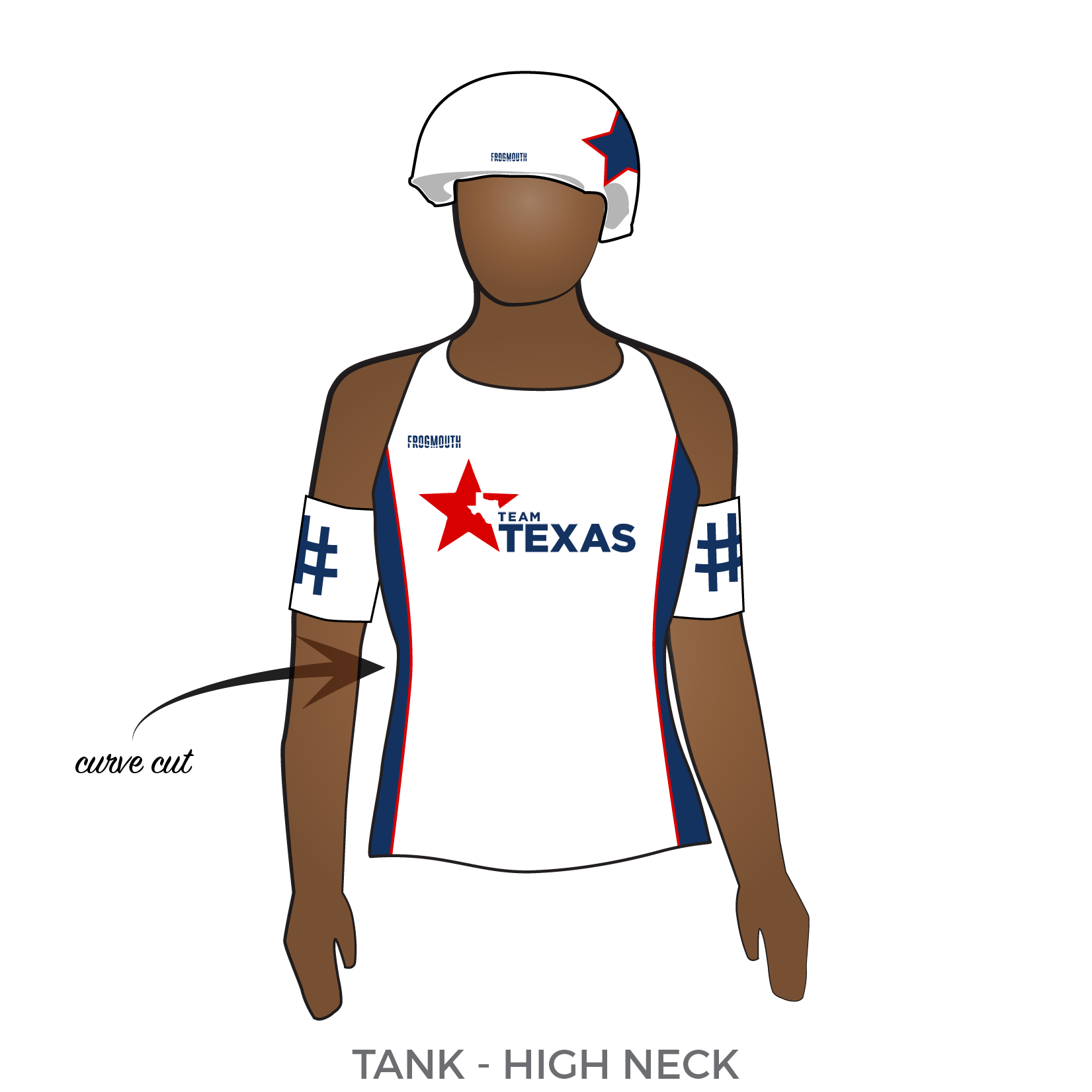 Team Texas All Stars: 2018 Uniform Jersey (White) – Frogmouth