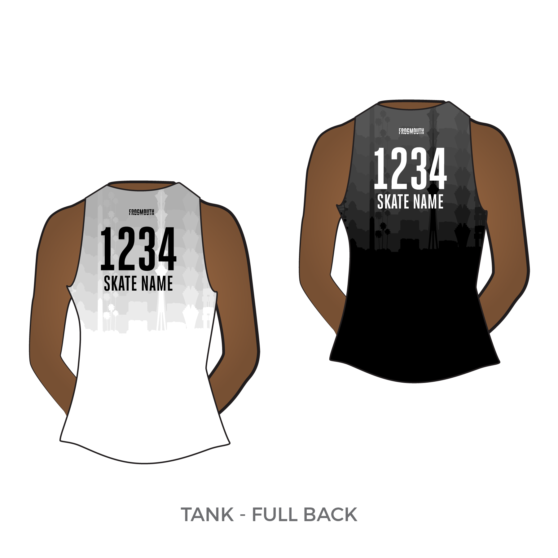 I Played Roller Derby in Las Vegas: Reversible Scrimmage Jersey (White ...