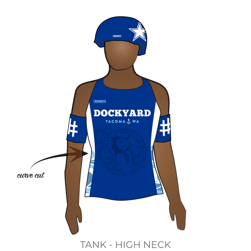 Dockyard Derby Dames Travel Team: 2019 Uniform Jersey (Blue) – Frogmouth