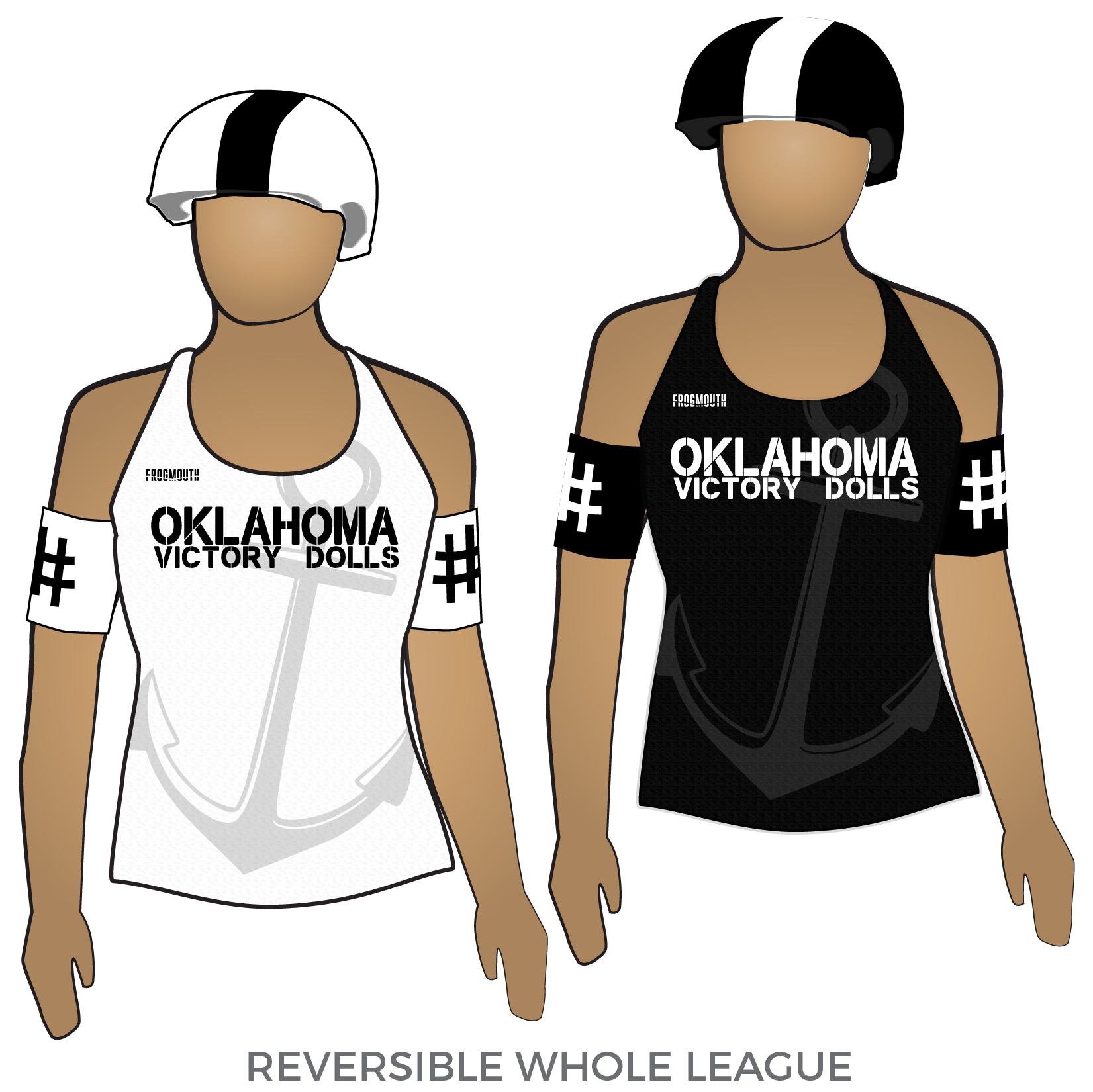 Oklahoma Victory Dolls All Stars: Reversible Uniform Jersey (BlackR/Wh ...