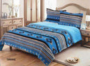 Showman Queen Size 3 Pc Borrego Comforter Set With Southwest Design