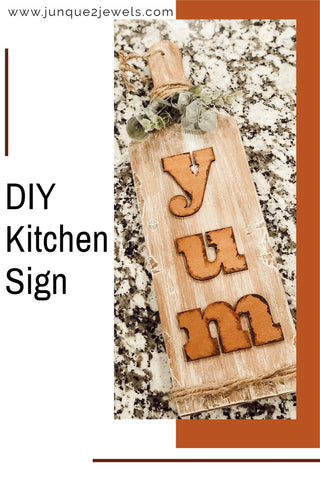 cutting board sign for kitchen