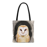 Owl tote bag, gifts for bird lovers