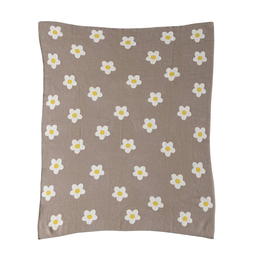 Blanket with Flowers for LIttle Ones
