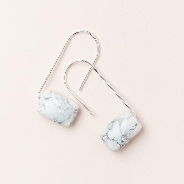 Scout Curated Wears Floating Stone Earring - Howlite - BeautyOfASite ...