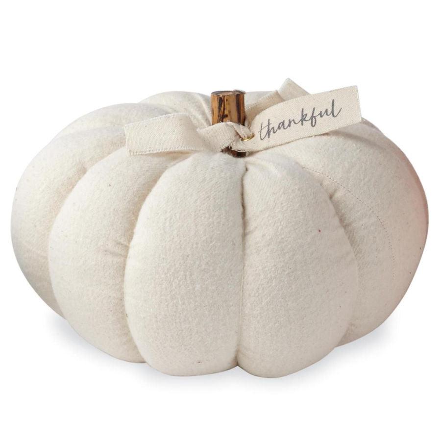 Mud Pie Festive Fall Collection Velvet Pumpkin Square Pillow