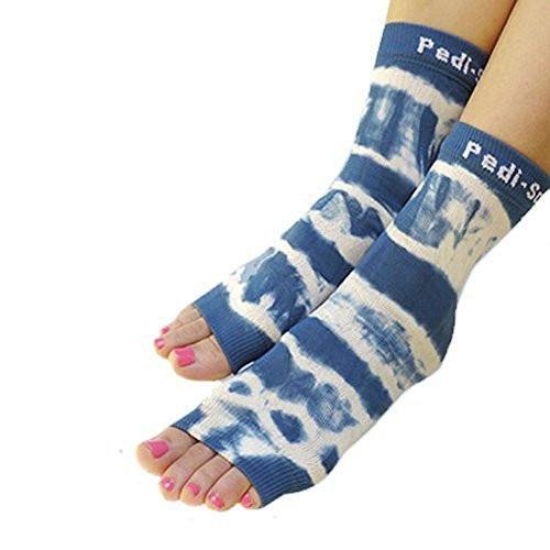 Pedi-Sox Tye Dye Blue Pedicure Socks - Ultra Collection