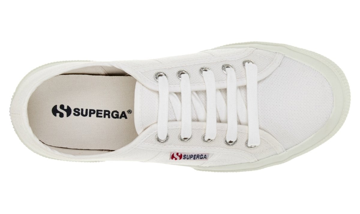 superga white lace sneakers