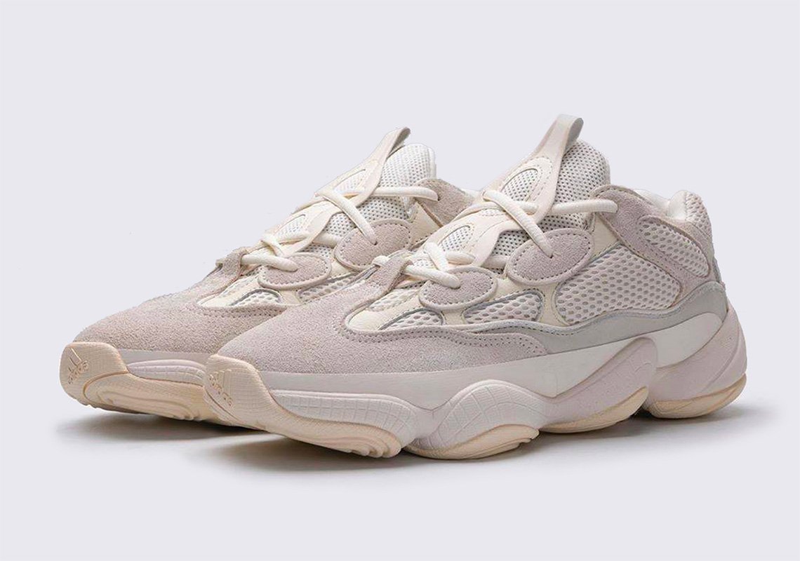 Detailed look at the Yeezy 500 Bone 