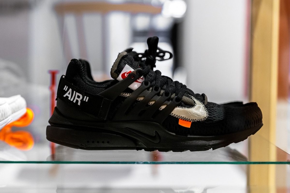 off white presto black laces