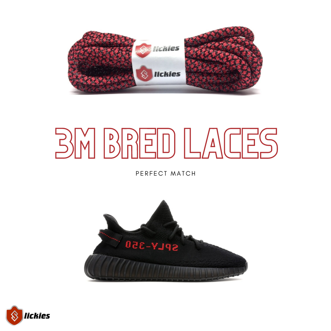 yeezy bred laces