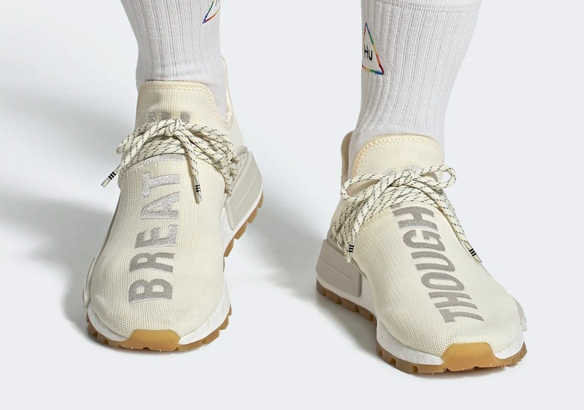 nmd hu trail cream white