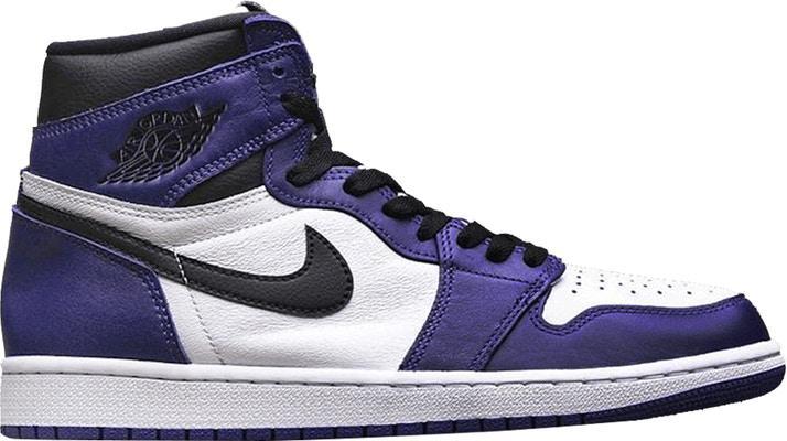 jordan 1 court purple with purple laces