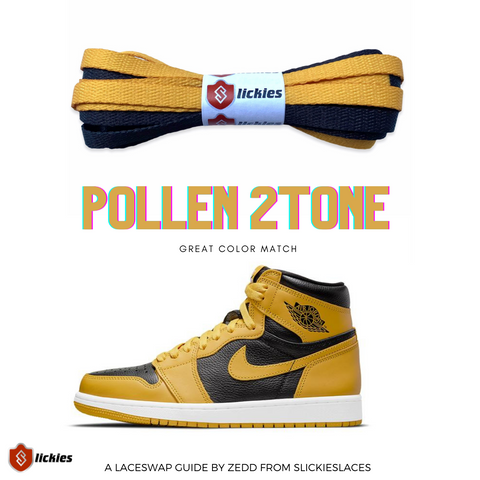 Jordan 1 Pollen : Where to buy shoe laces? | By Slickieslaces