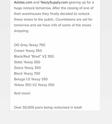 yeezy supply restock 2019