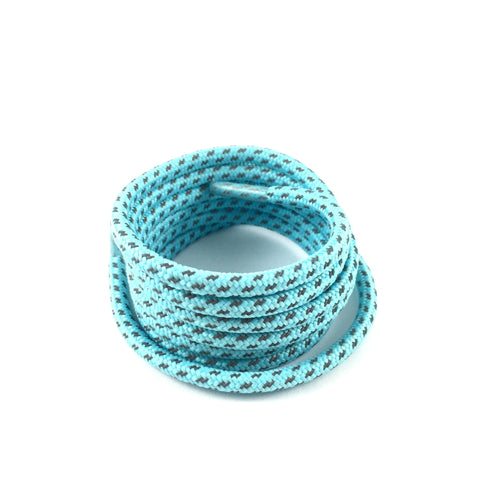 3m cross grain baby blue rope shoelaces