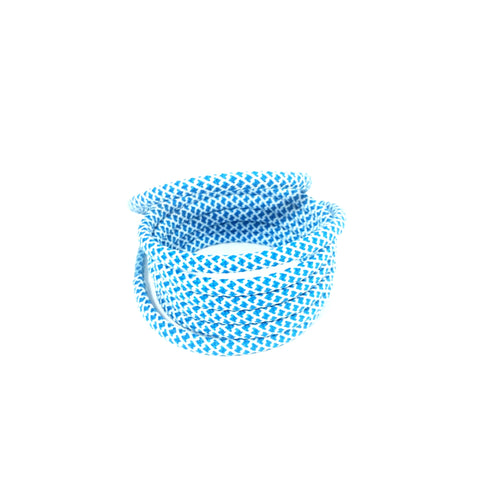2tone light blue rope shoelaces laces