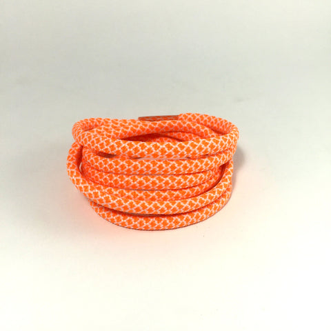 2tone citrus orange rope shoelaces laces
