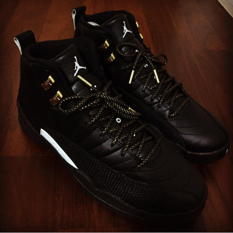 jordan 12 black shoelaces