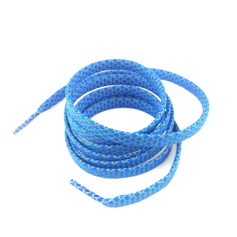 3m reflective flat blue shoelaces laces