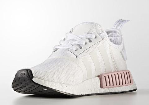 How To Lace Your Sneakers / Swap Your Shoe Laces : ADIDAS NMD R1 White Rose Womens