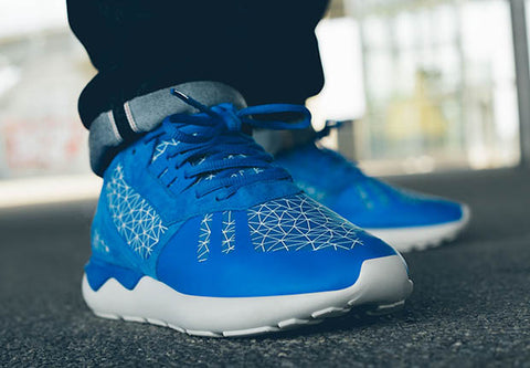 adidas tubular runner geometric pattern blue pack