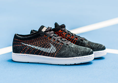 nike tennis classic flyknit anthracite black